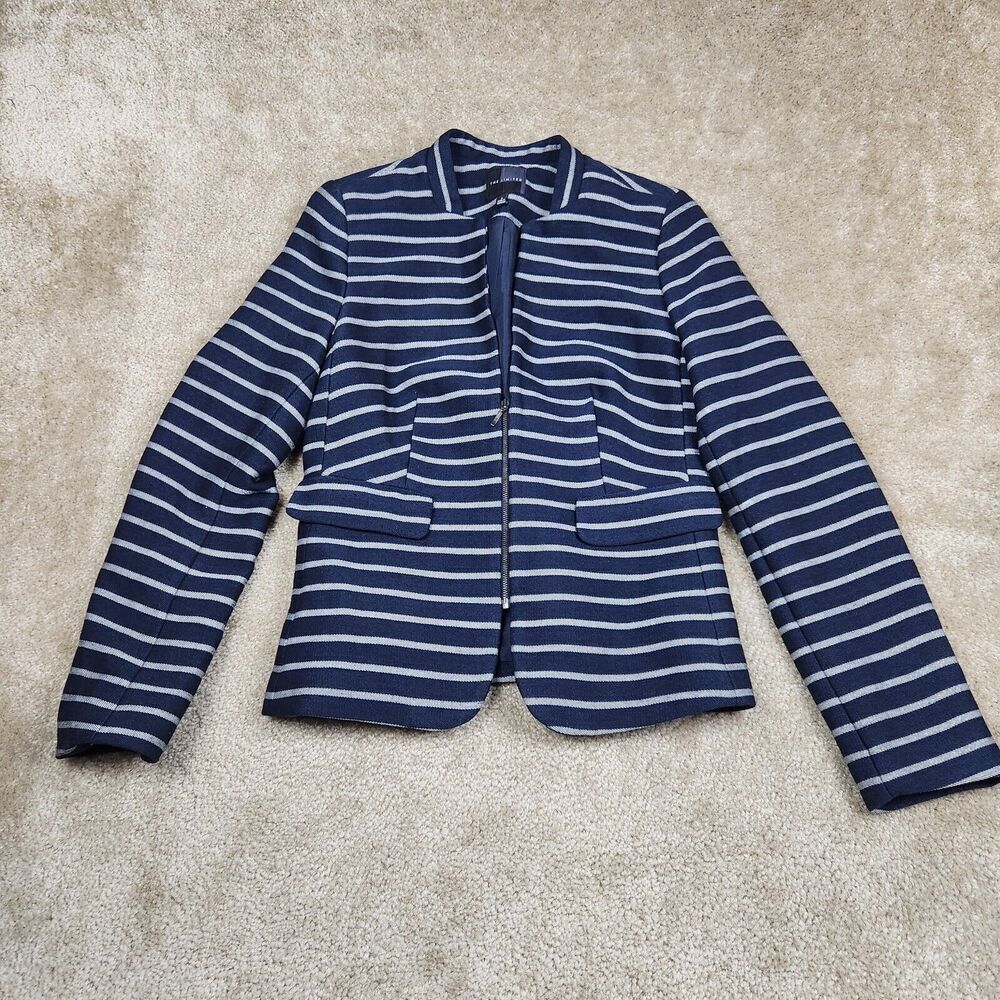 The Limited Women’s Striped Jacket Sz Small Zip Up